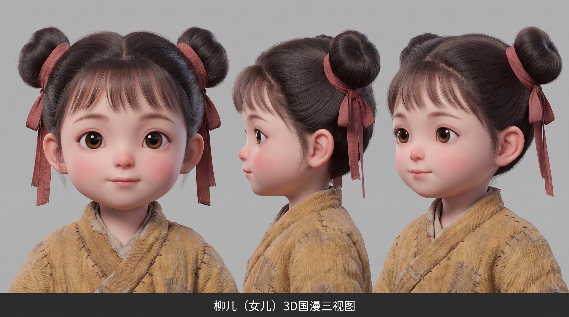 柳儿（主角）· 面部设定